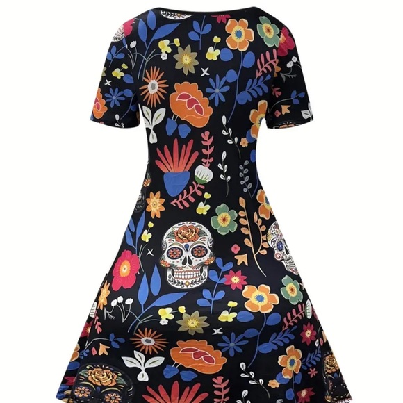 Multi-Color Skull Dress - Picture 6 of 6